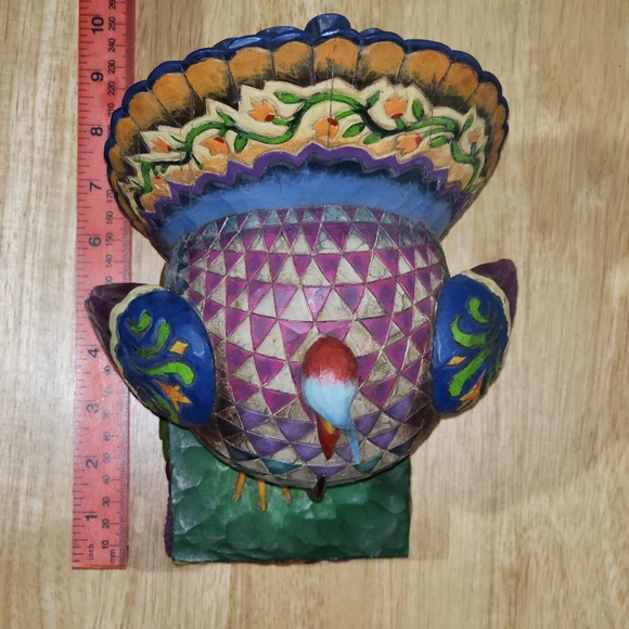 10" Heartwood Creek Jim Shore Turkey "Strutting Proud" from 2005 - Picture 5 of 14